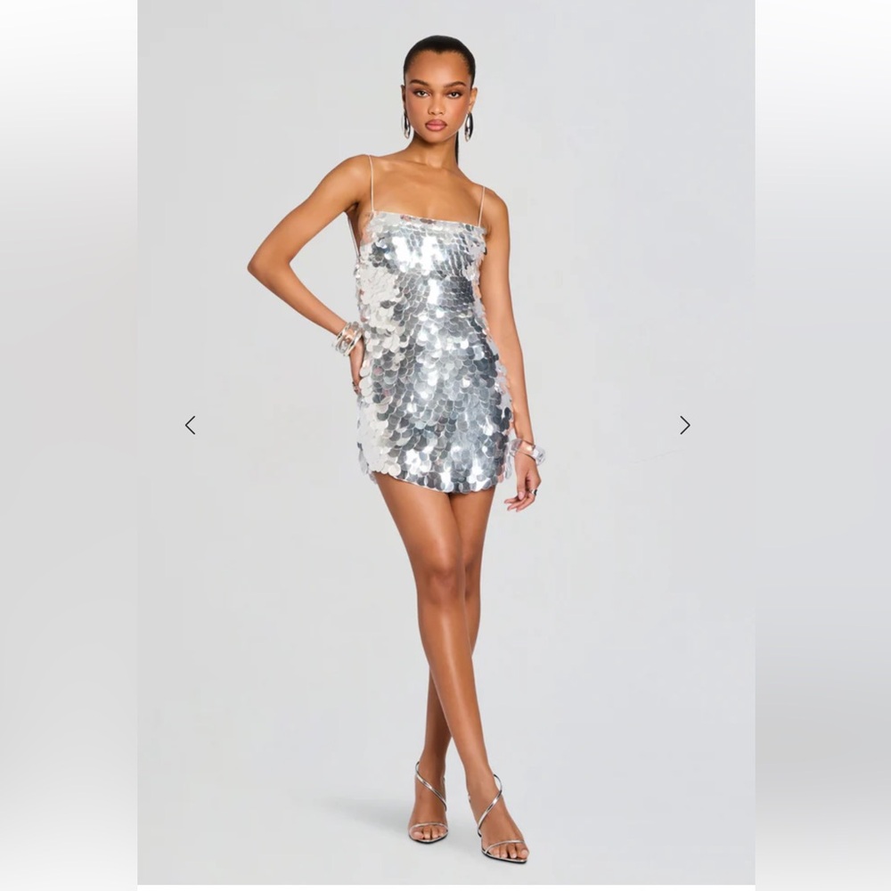 Retrofete Lainey Sequin Mini Dress XS